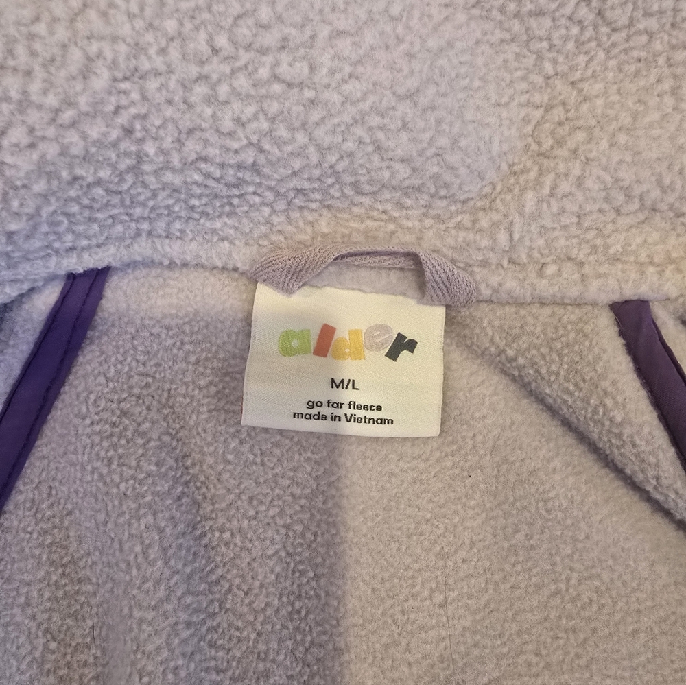 Alder Apparel Light Purple Go Far Fleece - Picture 8 of 8